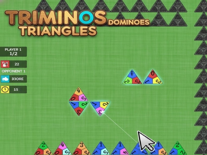 Triminos Dominoes Triangles 🕹️ Jouez en ligne sur SGameS