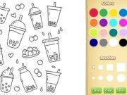 Jeu Livre de coloriage Boba mignon pour les enfants en ligne