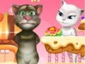 Jeu Chat Talking Tom embrasse Angela 2  en ligne