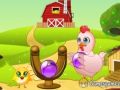 Jeu Bulles et poulets  en ligne