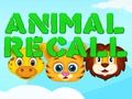 Jeu Rappel d'animaux  en ligne