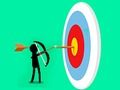 Jeu Pratique cible de tir à l'arc  en ligne