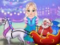 Jeu Petit chariot de Noël Elsa Clean  en ligne