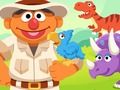 Jeu 123 Sesame Street: Garderie de dinosaures d'Ernie  en ligne