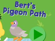 Jeu 123 rue Sesame: le chemin des pigeons de Bert  en ligne