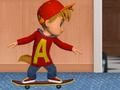 Jeu Alvinnn und Die Chipmunks: planche à roulettes Wahnsinn  en ligne