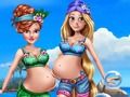 Jeu Maman enceinte vacances exotiques  en ligne