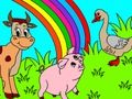Jeu Coloriage Ferme Animaux  en ligne