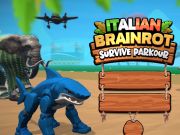 Jeu Brainrot italien survivre au parkour en ligne