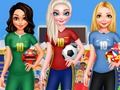Jeu BFF Princesse Votez Pour Le Football 2018  en ligne