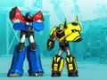 Jeu Transformateurs. Robots déguisés : Super Mini Striker  en ligne