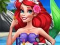 Jeu Princesses : maquillage d'été  en ligne