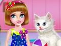 Jeu Kitty : soins et coupe de cheveux  en ligne
