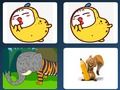 Jeu Animaux rigolos : Pour la mémoire  en ligne