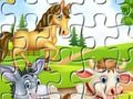 Jeu Puzzle des animaux de la ferme  en ligne
