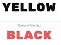 Jeu Texte en couleur  en ligne