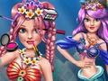 Jeu Salon de maquillage sous l'eau  en ligne