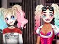 Jeu Studio de coiffure et de maquillage Harley Quinn  en ligne