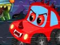 Jeu Mosaïque de voiture d'Halloween  en ligne