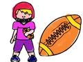 Jeu Livre de coloriage de football  en ligne