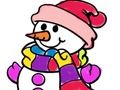 Jeu Livre de coloriage d'hiver  en ligne
