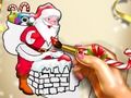 Jeu Coloriage Père Noël  en ligne