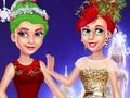 Jeu Coiffures inspirées des sapins de Noël  en ligne