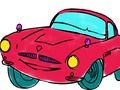 Jeu Livre de coloriage de voitures de course  en ligne