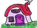 Jeu Livre de coloriage de maison  en ligne