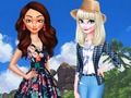 Jeu Terre contre mer : Moana contre Elsa  en ligne