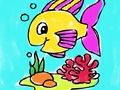 Jeu Livre de coloriage de poissons  en ligne