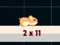 Jeu Multiplication de grille de hamster  en ligne