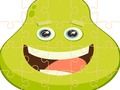Jeu Puzzle de fruits de dessin animé  en ligne