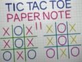 Jeu Note de papier Tic Tac Toe II  en ligne