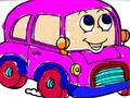 Jeu Retour à l'école: coloriage de voitures pour enfants  en ligne