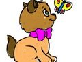 Jeu Retour à l'école: coloriage de chat  en ligne