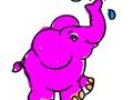 Jeu Rentrée scolaire : coloriage d'éléphants  en ligne