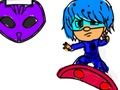 Jeu Retour à l'école: coloration du garçon masqué  en ligne