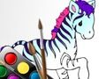 Jeu Livre de coloriage de drôles d'animaux  en ligne