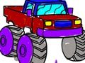 Jeu Retour à l'école: Coloriage Monster Truck  en ligne