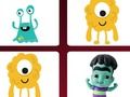 Jeu Match de mémoire de monstres  en ligne
