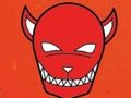 Jeu Cahier de coloriage masque d'halloween  en ligne