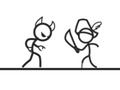Jeu Mise à niveau de Stickman terminée  en ligne