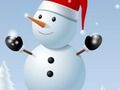 Jeu Joyeux bonhomme de neige à colorier  en ligne