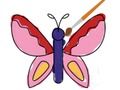 Jeu Coloriage Papillon  en ligne