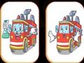 Jeu Mémoire de camion de pompiers  en ligne