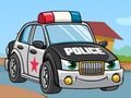 Jeu Puzzle de voitures de police  en ligne
