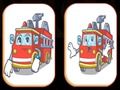 Jeu Mémoire des camions de pompiers  en ligne
