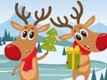 Jeu Puzzle Cerf de Noël  en ligne