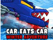 Jeu Voiture mange la voiture: aventure d'hiver en ligne